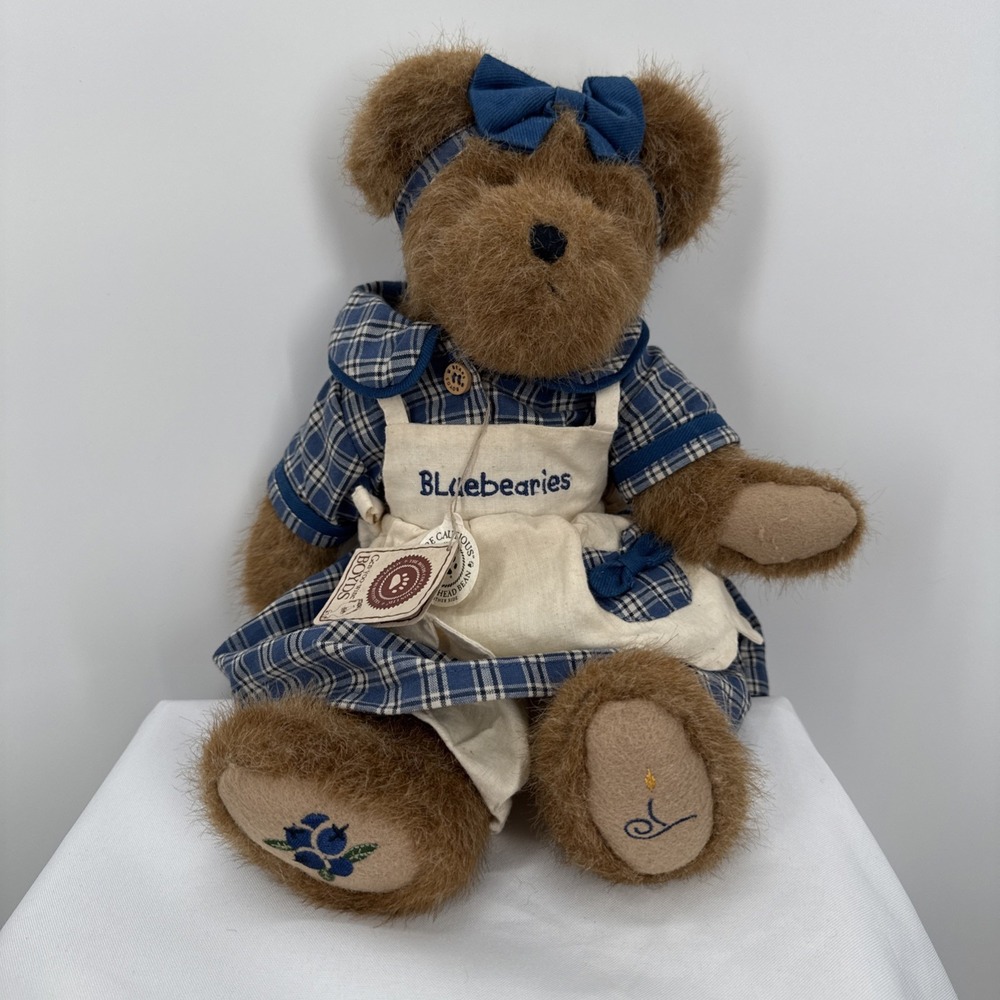 Vintage Boyd's Bears 14" 'Muffin B. Bluebeary' Plush